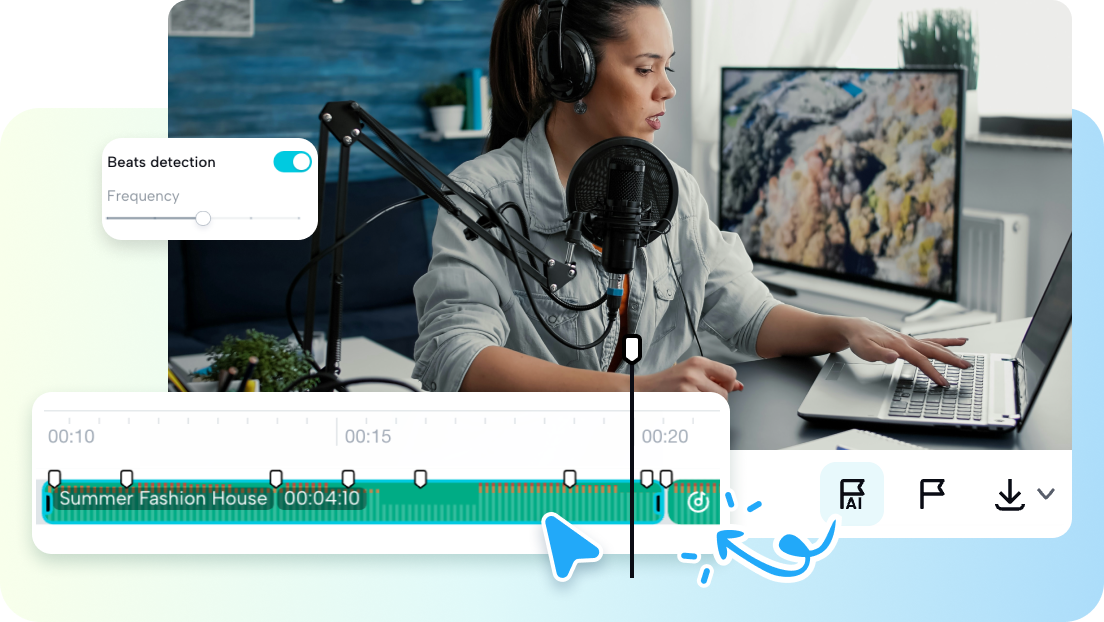 Personalize cada detalhe do seu conteúdo de áudio e visual.